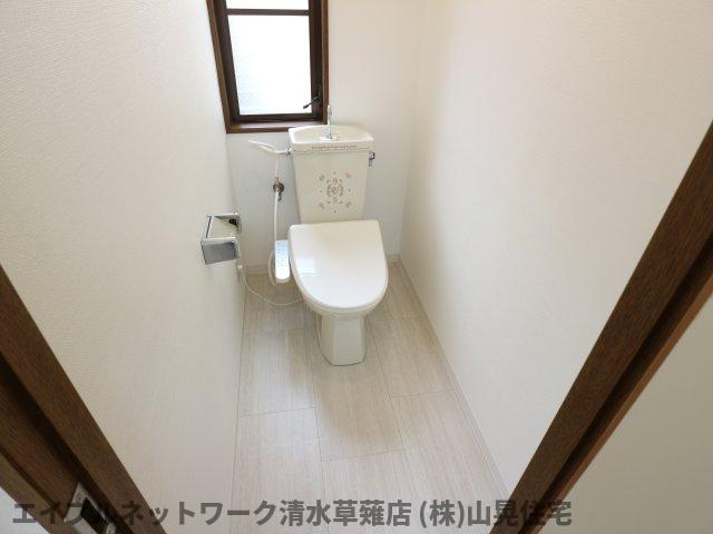 トイレ　ゆったりとした空間のトイレです