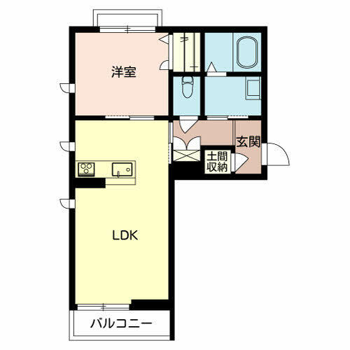 シャーメゾン　アルフラットの間取り