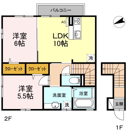 ファミーユMAの間取り