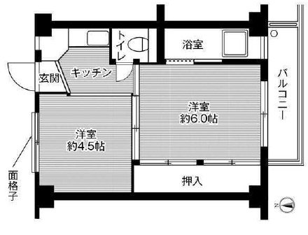 ビレッジハウス老間3号棟の間取り