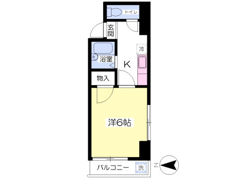 みよハイツＰａｒｔIの間取り