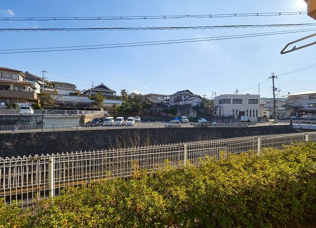 眺望　川沿いリバーサイドです