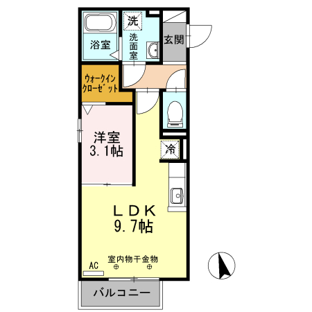 パルフェの間取り