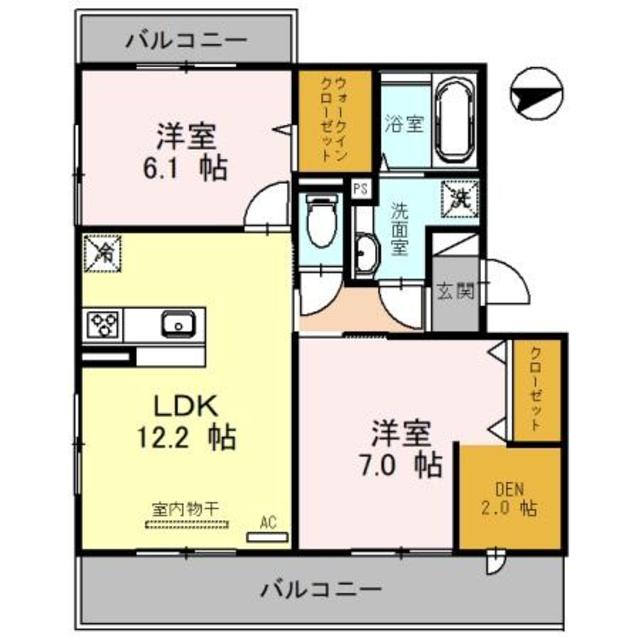 アデウ　ウーノの間取り