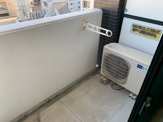 バルコニー　※別部屋の写真です
