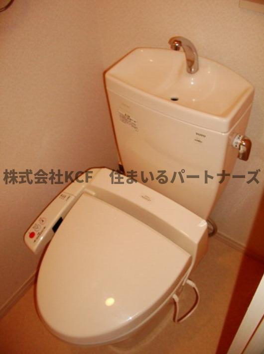トイレ　ゆったりとした空間のトイレです