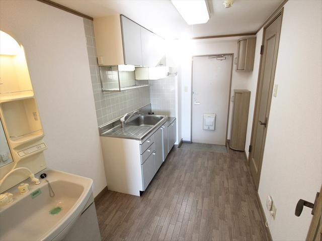 キッチン　松山市南吉田町　スカイハイツＷ　キッチン