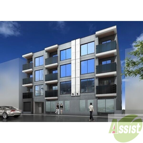 建物外観　白石区菊水５条「仮）菊水５－２ＭＳ　Ｂ棟」完成予想パース