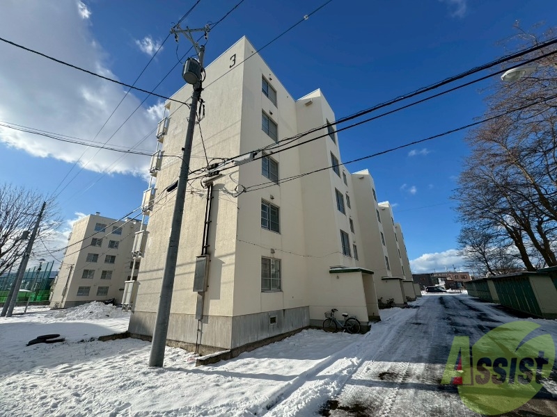 建物外観　札幌市北区新川６条「ビレッジハウス新川３号棟」