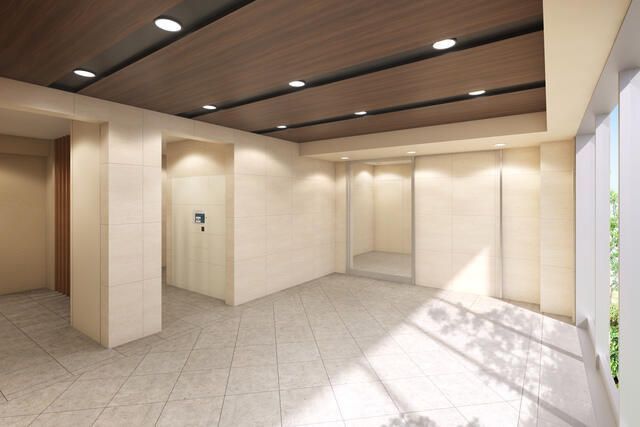 エントランス　建物の内部です