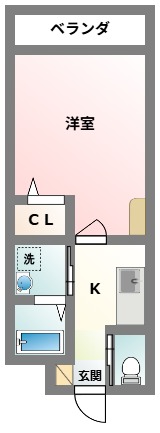 コンダクトレジデンスＤＡＩＤＯＵ（ＬＣＳ）の間取り