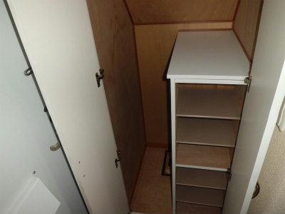 収納　大きく便利な玄関収納。