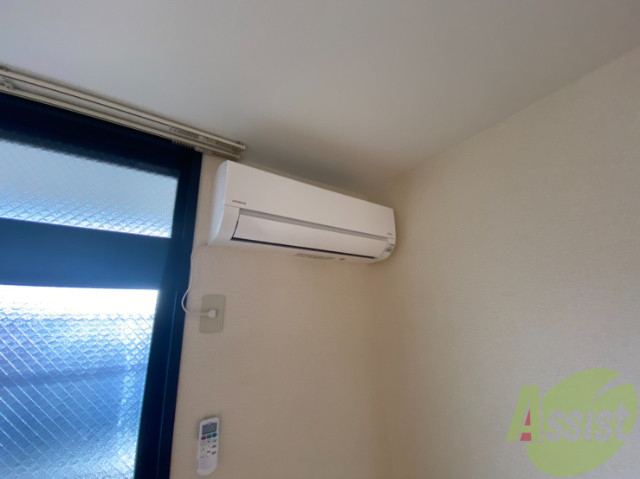 その他設備　エアコン付きなので入居後快適に過ごせます。