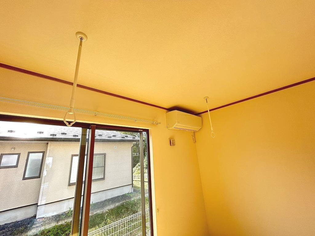 セキュリティ　室内物干し