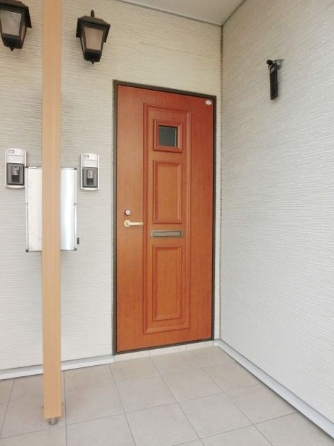 セキュリティ　カメラ付きインターホンがございます