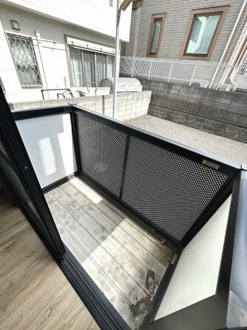 バルコニー　同間取りの1Fお部屋　バルコニー有り