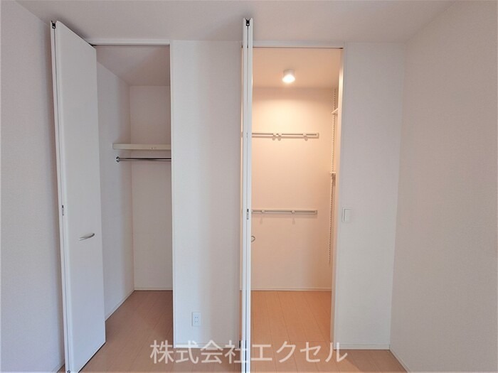 収納　クローゼットです。