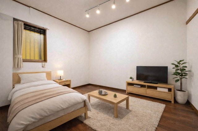 居室・リビング　家具配置イメージ画像です