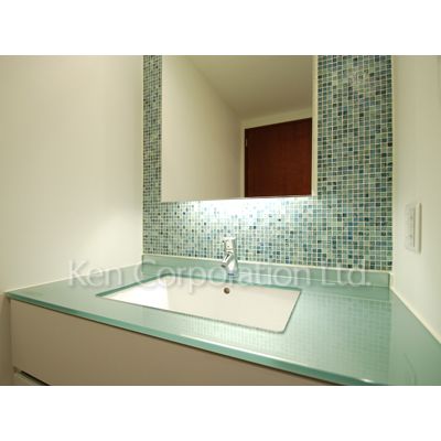 洗面設備　同タイプ29階のお部屋を撮影。仕様が異なることがあります。