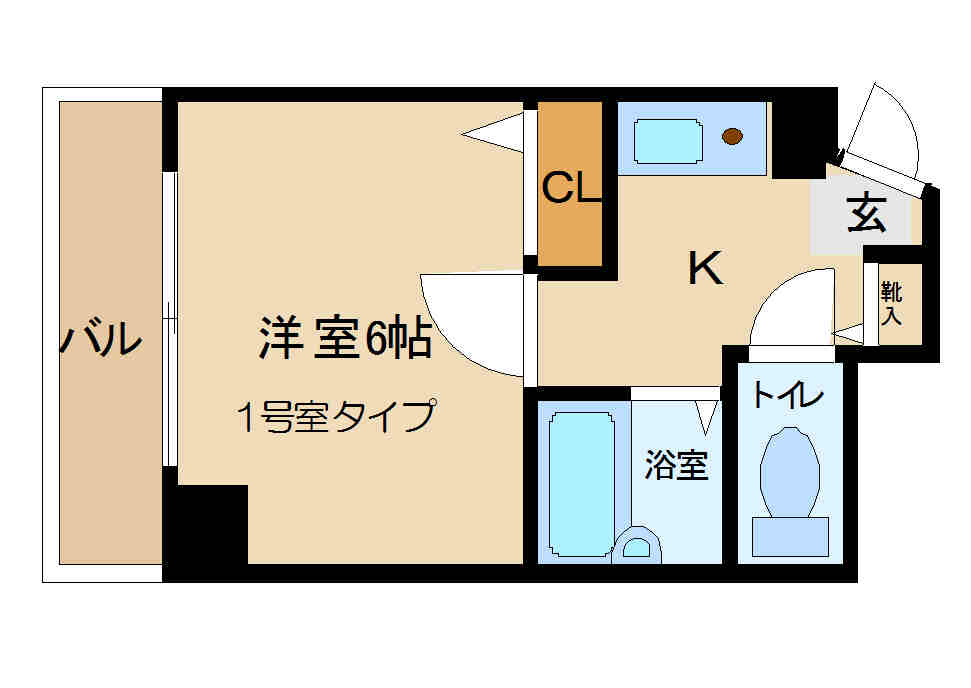 グランテ下山手の間取り写真
