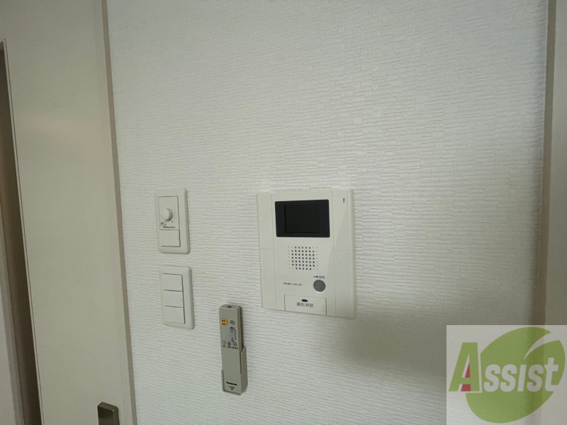 セキュリティ　インターホンで来客確認ができます。安心ですね。