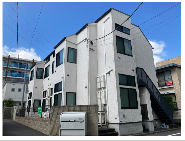 建物外観　☆敷金礼金０！ネット無料！お洒落なホワイトフローリング♪