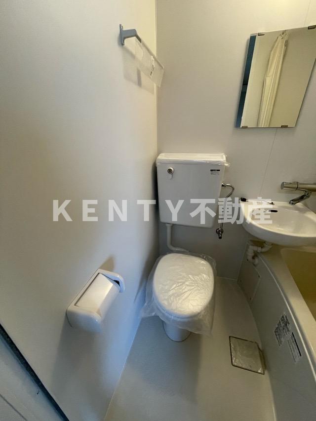 トイレ　ゆったりとした空間のトイレです