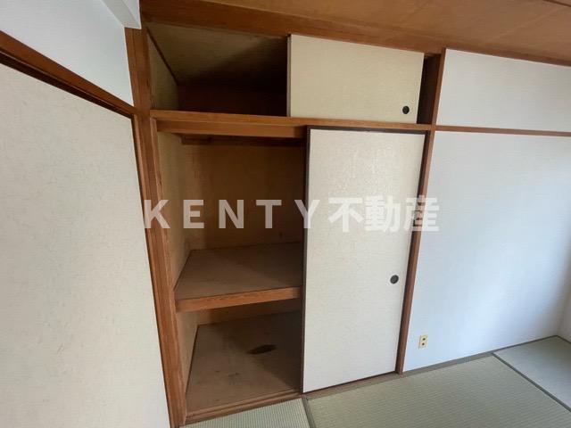 収納　十分な収納スペースがあります