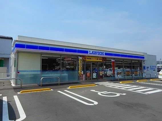 コンビニ　ローソン福山上加茂店（コンビニ）まで450m