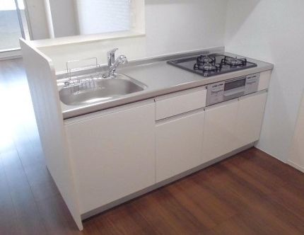 キッチン　うれしい3口ガスコンロ付き