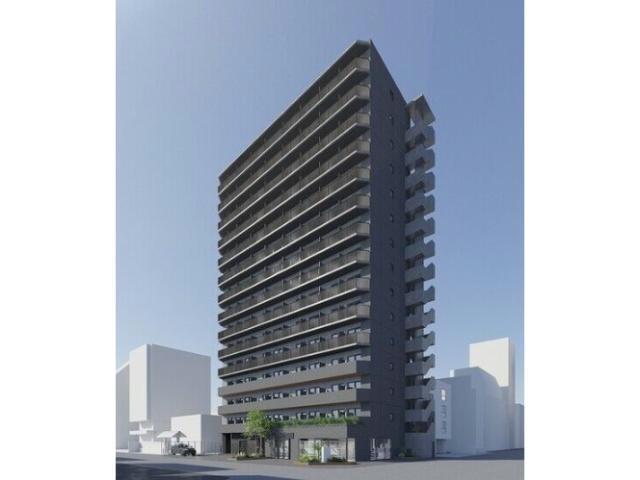 建物外観　完成模型図