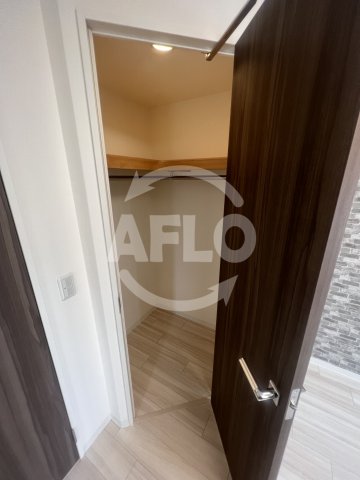 収納　アーバネックス四ツ橋　ウォークインクローゼット