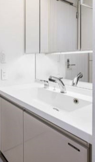 洗面設備　同じ仕様
