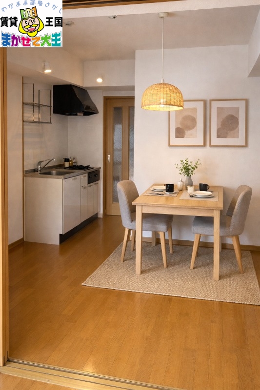 キッチン　家具はＣＧイメージです