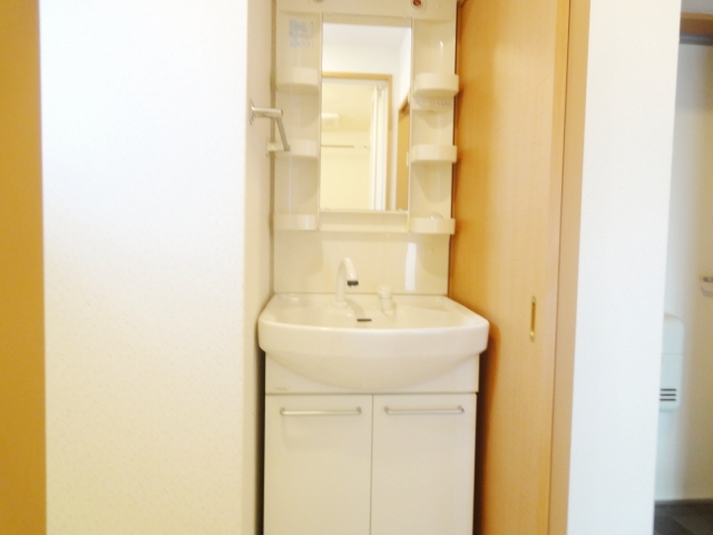 洗面設備　同物件別号室のものです。