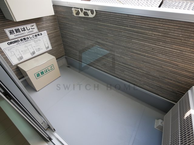 バルコニー　落ち着いた時間を過ごせるバルコニーです