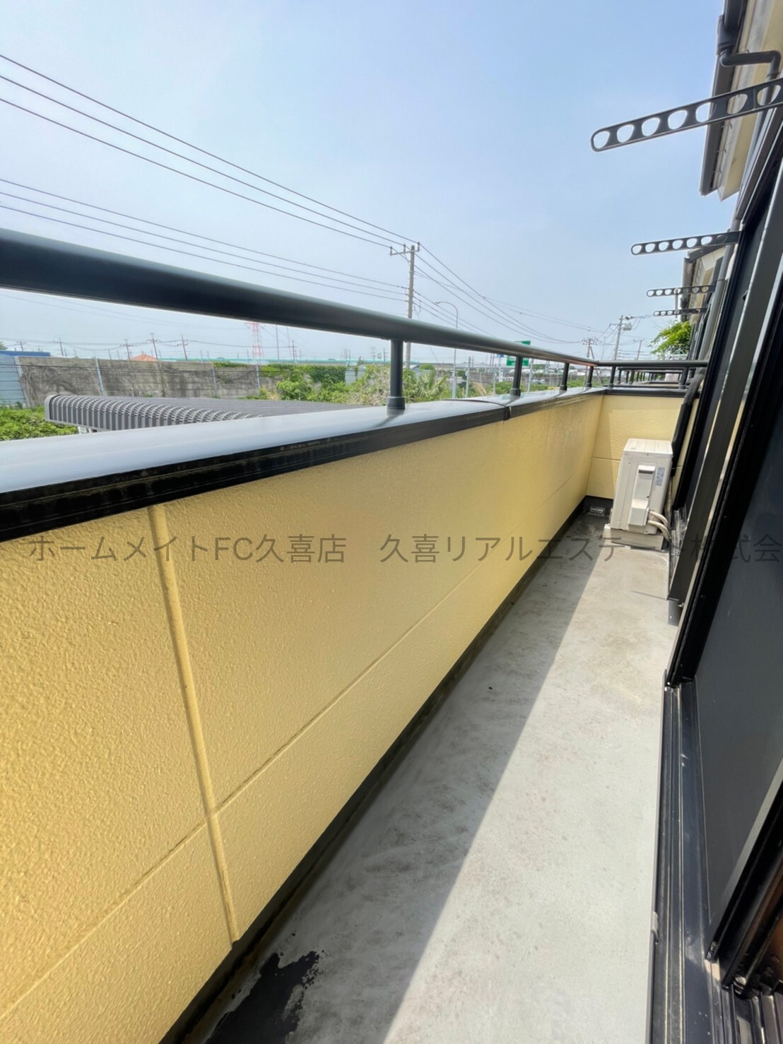 バルコニー　同建物別号室