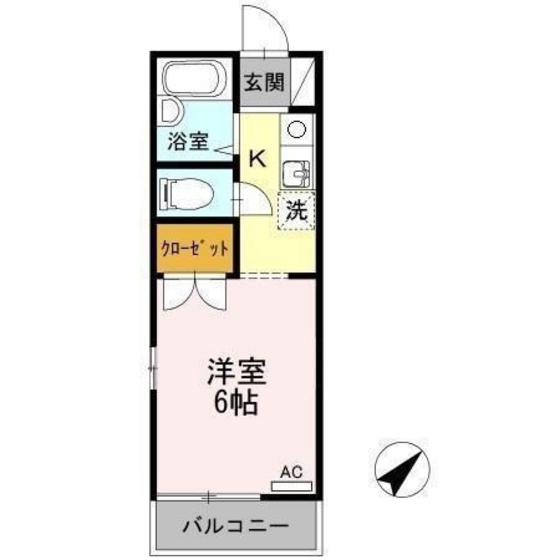ヴァンセーヌ今村 B棟の間取り写真
