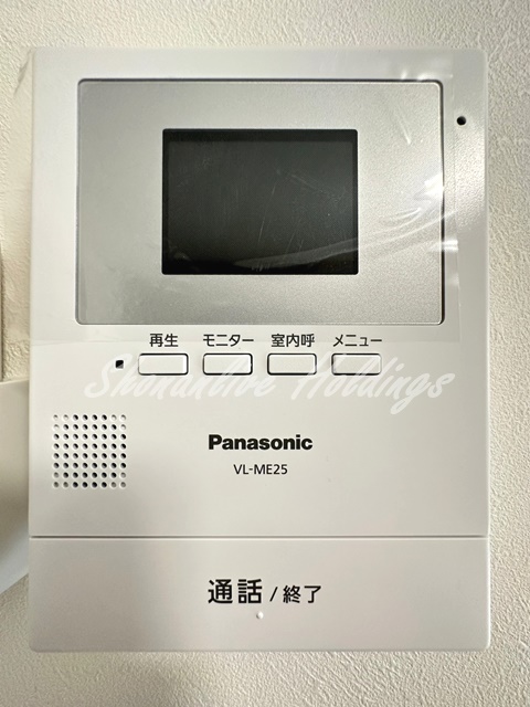 セキュリティ　モニタ付インターホンで安心♪