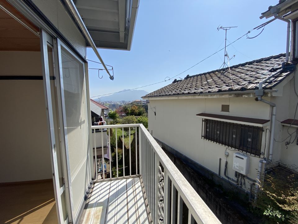バルコニー　南向きのお部屋です