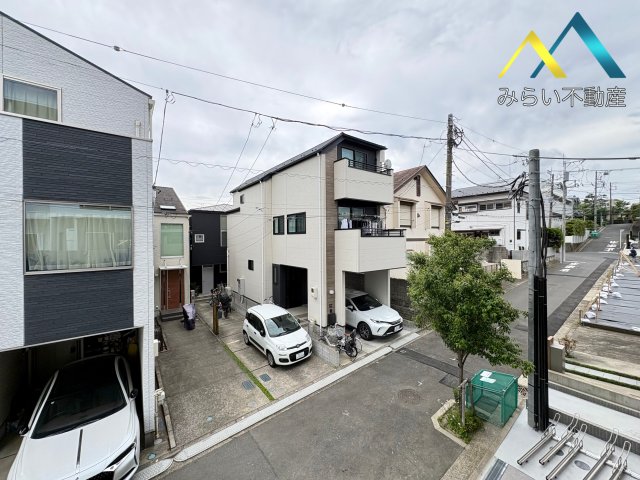 眺望　バルコニーからの眺望。自社撮影写真。
