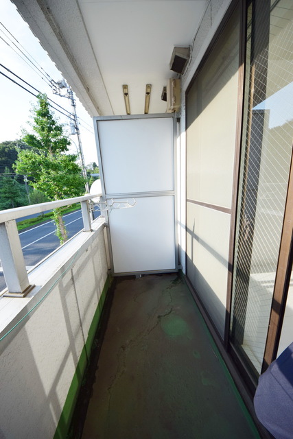 バルコニー　今日は朝から洗濯しよ～