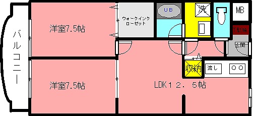 シークシャトレの間取り写真