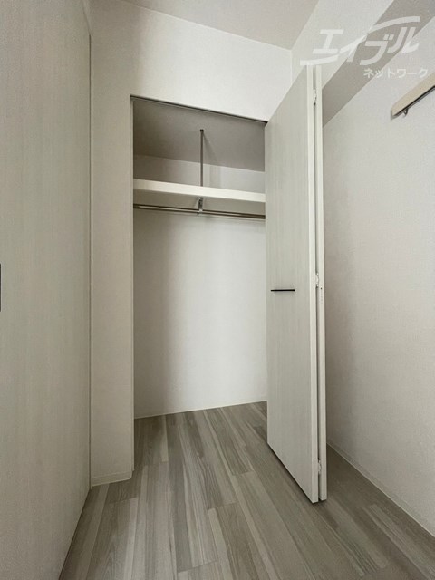 収納　広々クローゼットあります。