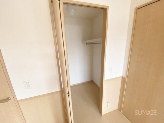 収納　ウォークインクローゼットです！