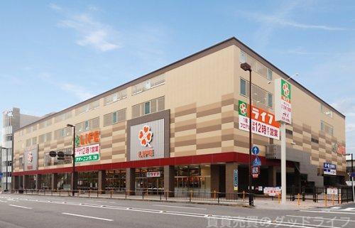 スーパー　ライフ二条駅前店（スーパー）まで198m