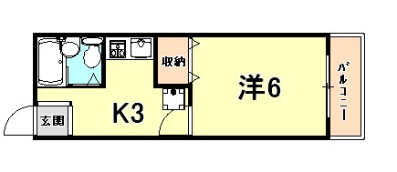 ヴィラエスポワール2の間取り写真
