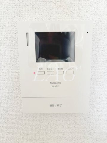 セキュリティ　モニター付きインターホンです。
