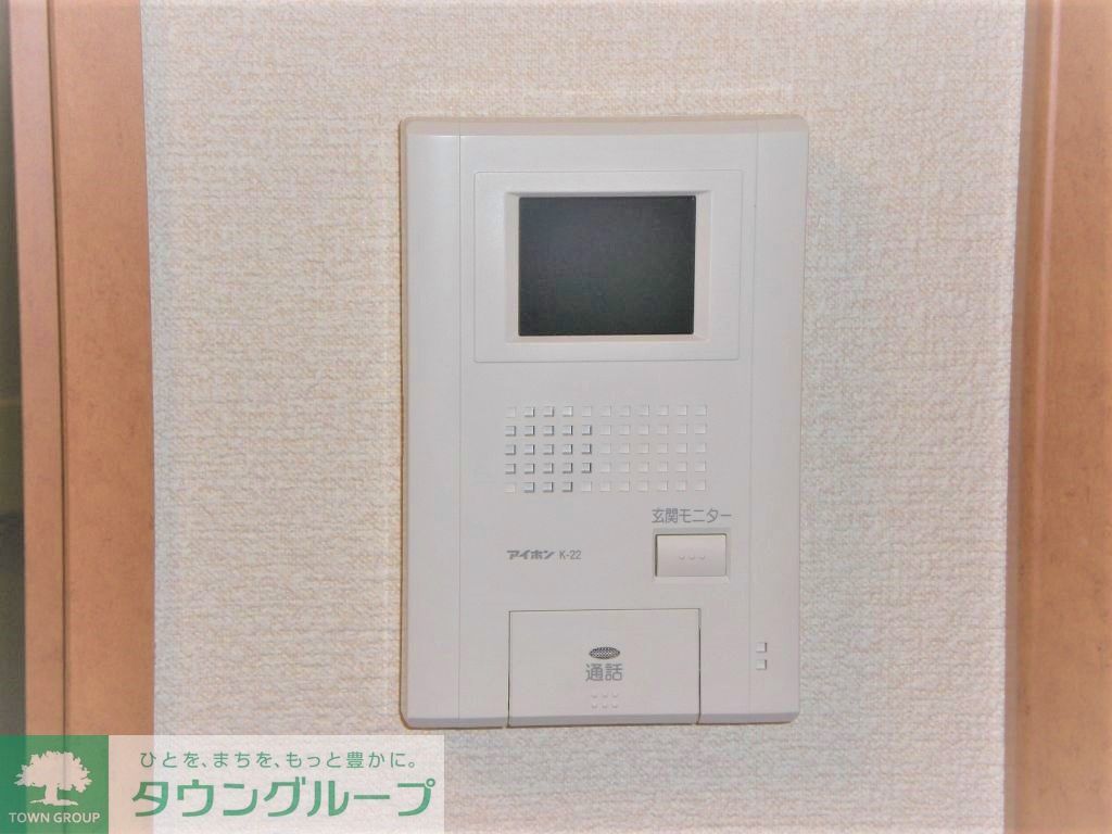 セキュリティ　モニター付きインターホン