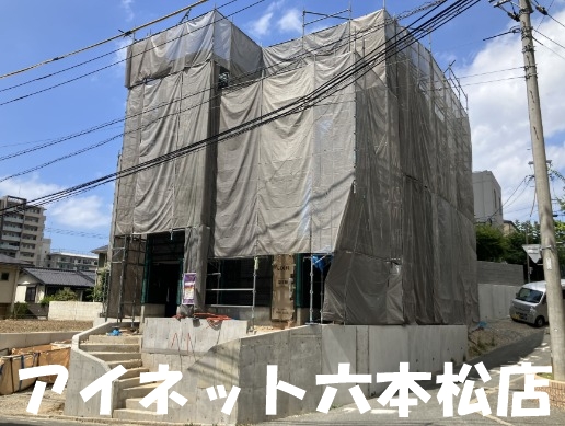建物外観　人気の新築1R物件です。